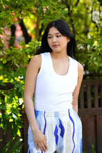 Load image into Gallery viewer, Erin Abstract Print Pants Blue Multi