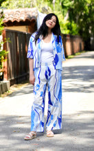 Load image into Gallery viewer, Erin Abstract Print Shirt Blue Multi