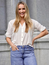 Load image into Gallery viewer, Amalie Solid Cotton Top White