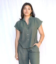 Load image into Gallery viewer, Erisha Short Sleeve Top Green