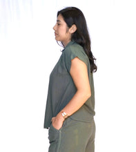 Load image into Gallery viewer, Erisha Short Sleeve Top Green