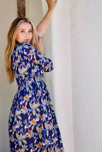 Load image into Gallery viewer, Camby Dress Navy Floral