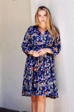 Load image into Gallery viewer, Camby Dress Navy Floral