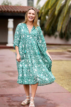 Load image into Gallery viewer, Mylah Midi Dress Forest Green