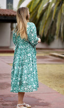 Load image into Gallery viewer, Mylah Midi Dress Forest Green