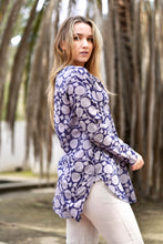 Load image into Gallery viewer, Anoushka Printed Top Navy Grey