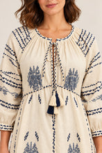 Load image into Gallery viewer, Elara Embroidered Midi Dress