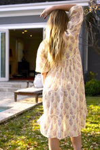 Load image into Gallery viewer, Rumi Block Printed Dress Yellow
