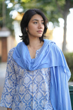 Load image into Gallery viewer, Addison Cotton Kurta Tunic Lt. Blue