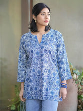 Load image into Gallery viewer, Slate Cotton Kurta Tunic