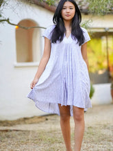 Load image into Gallery viewer, Bella Modal Block Print Short Dress Grey