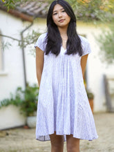 Load image into Gallery viewer, Bella Modal Block Print Short Dress Grey