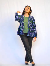 Load image into Gallery viewer, Astrid Velvet Jacket-Navy