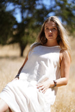 Load image into Gallery viewer, Anita Linen Sleeveless Dress Mustard