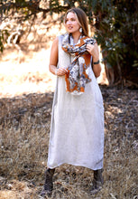 Load image into Gallery viewer, Anita Linen Sleeveless Dress Natural