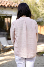 Load image into Gallery viewer, French Knot Linen Top Blush