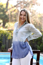 Load image into Gallery viewer, Jovie Ombre Cotton Tunic Top