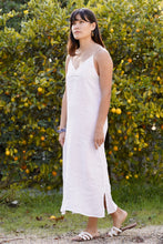 Load image into Gallery viewer, Kiko Linen Slip Dress Lt. Blue