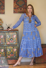 Load image into Gallery viewer, Pamo Tiered Maxi Dress Mint