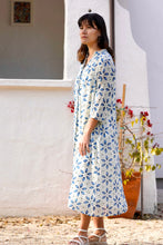 Load image into Gallery viewer, Heather Cotton Dress Pink Blue