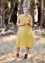 Load image into Gallery viewer, Anita Linen Sleeveless Dress Natural