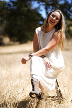 Load image into Gallery viewer, Anita Linen Sleeveless Dress Natural