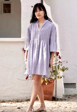 Load image into Gallery viewer, Kat Cotton Dress White