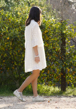 Load image into Gallery viewer, Kat Cotton Dress Navy