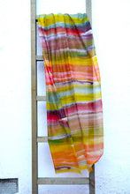 Load image into Gallery viewer, Abstract Light Weight Wool Scarf/Wrap Multi