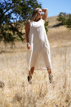 Load image into Gallery viewer, Anita Linen Sleeveless Dress Mustard