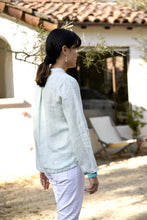 Load image into Gallery viewer, French Knot Linen Top Blush