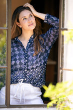 Load image into Gallery viewer, Blair Button Down Brown Top
