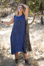 Load image into Gallery viewer, Anita Linen Sleeveless Dress Mustard