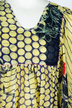 Load image into Gallery viewer, Kaiya Blouse Yellow Teal One Size