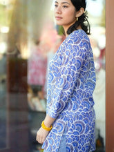 Load image into Gallery viewer, Alisha Cotton Kurta Tunic Blue 
