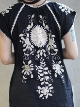 Load image into Gallery viewer, Clementine Crochet Emb. Dress -Black
