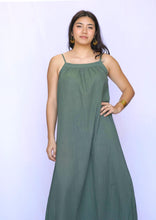 Load image into Gallery viewer, Stripe Sleeveless Dress - Green
