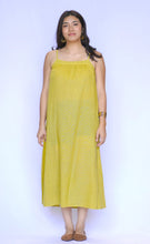 Load image into Gallery viewer, Stripe Sleeveless Dress - Mustard
