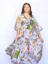Load image into Gallery viewer, Floral Bohemian Maxi Dress - Brown Multi

