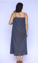 Load image into Gallery viewer, Stripe Sleeveless Dress - Charcoal
