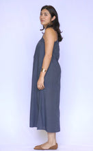 Load image into Gallery viewer, Stripe Sleeveless Dress - Charcoal
