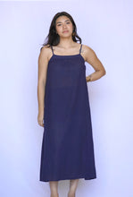 Load image into Gallery viewer, Stripe Sleeveless Dress - Navy
