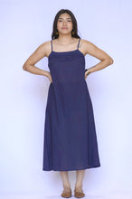 Load image into Gallery viewer, Stripe Sleeveless Dress - Navy
