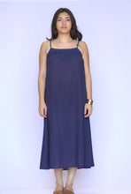 Load image into Gallery viewer, Stripe Sleeveless Dress - Navy
