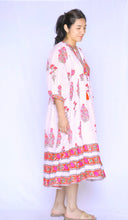 Load image into Gallery viewer, Mylah Midi Dress - White-Orange
