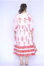 Load image into Gallery viewer, Mylah Midi Dress - White-Orange
