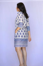 Load image into Gallery viewer, Amelia Dress - Navy White
