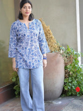 Load image into Gallery viewer, Slate Cotton Kurta Tunic
