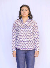 Load image into Gallery viewer, Frannie Shirt- Purple (Blue)
