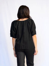 Load image into Gallery viewer, Celine Puff Sleeve Cotton Top
